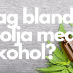 CBD olja och alkohol